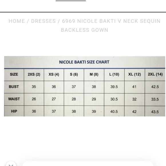 Nicole Bakti New Women's Gown - Picture 11 of 11